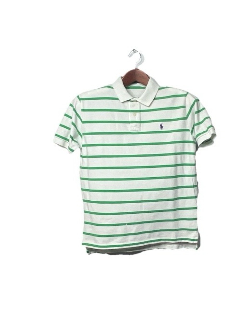 Polo Ralph Lauren Classic Stripe Polo - White & Green